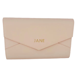 Pale Pink Envelope Clutch
