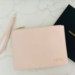 Load image into Gallery viewer, Pale Pink Pouch with Detachable Wrist Strap
